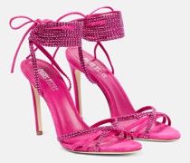 Paris Texas Sandalen Holly Nicole aus Veloursleder