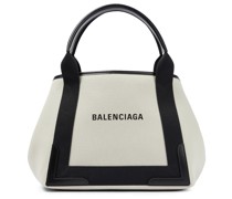 Balenciaga Tote Navy Small aus Canvas
