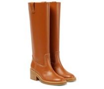 Chloe Stiefel Mallo aus Leder