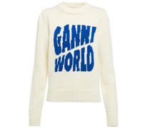 Ganni Pullover aus Jacquard-Strick