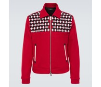 Bestickte Jacke aus einem Wollgemisch