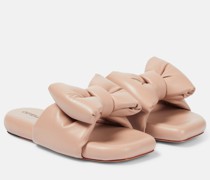 Off-White Pantoletten aus Leder