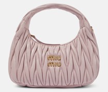 Miu Miu Schultertasche Wander Mini aus Matelasse-Leder