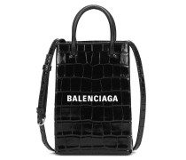 Balenciaga Tote Shopping Phone aus Leder