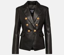 Balmain Blazer aus Leder