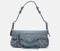 Schultertasche Le Cagole aus Denim