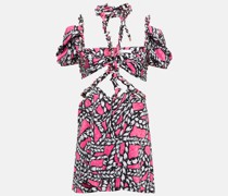 Area Bedrucktes Minikleid aus Seide
