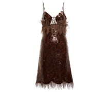 Bottega Veneta Kleid aus Spitze mit Pailletten