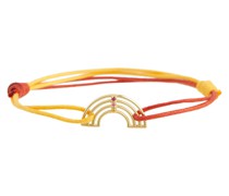 Aliita Armband Arcoiris aus 9kt Gelbgold mit Rubinen und Saphiren