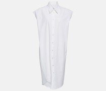 MM6 Maison Margiela Midikleid aus Baumwollpopeline
