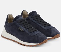 Sneakers aus Veloursleder