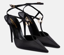 Verzierte Pumps Luna 105 aus Satin
