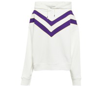 Chevron-Hoodie aus Baumwolle