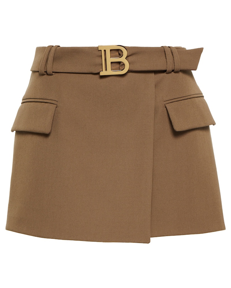 Damen Bekleidung Röcke Miniröcke Celine Samt Minirock in Braun 