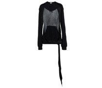 Jean Paul Gaultier Hoodie aus Crepe-Jersey