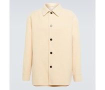 Hemdjacke aus Schurwolle