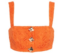 Self-Portrait Verziertes Bralette aus Spitze
