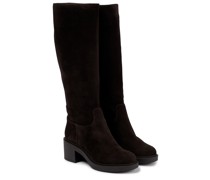 Gianvito Rossi Stiefel Hynde aus Veloursleder