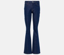 Frame High-Rise Flared Jeans Le Shape