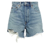 Distressed Jeansshorts 50s