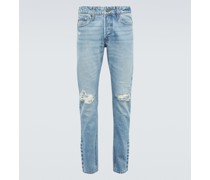 Distressed Slim Jeans