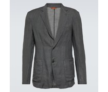 Blazer Borgo aus Leinen und Baumwolle