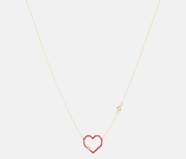 Halskette Heart aus 9kt Gelbgold mit Diamanten