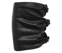 Magda Butrym Minirock aus Leder mit Cut-outs