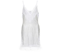 Bridal Minikleid mit Spitze und Kristallen