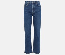 Agolde High-Rise Straight Jeans Stovepipe