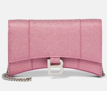 Balenciaga Portemonnaie mit Kettenriemen Hourglass Mini