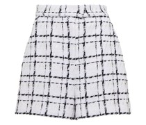 High-Rise Shorts aus Tweed