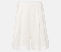 Bermuda-Shorts aus Leinen