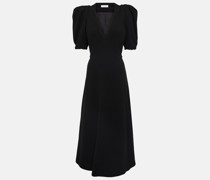 Gabriela Hearst Midikleid Luz aus Schurwolle