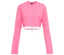 Jacquemus Cropped-Top Le T-Shirt Pino