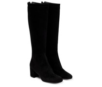 Gianvito Rossi Stiefel aus Veloursleder