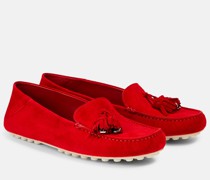 Mokassins Dot Sole aus Veloursleder