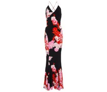 Bedruckte Robe aus Jersey