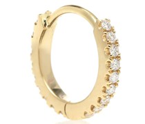 Maria Tash Einzelner Ohrring Eternity aus 18kt Gelbgold mit Diamanten