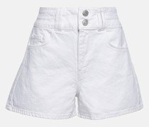 Frame High-Rise Jeansshorts