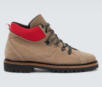 Kiton Schnuerstiefel aus Veloursleder