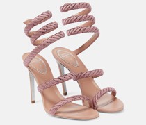 Verzierte Sandalen Cleo aus Satin