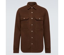 Rick Owens Hemdjacke aus Schurwolle