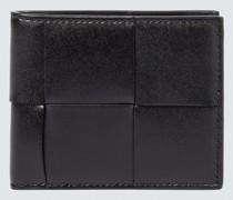 Portemonnaie Cassette aus Intrecciato-Leder