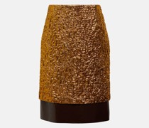 Dries Van Noten Midirock Salbina aus Lame