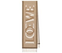 Loewe Schal Love aus Wolle und Kaschmir
