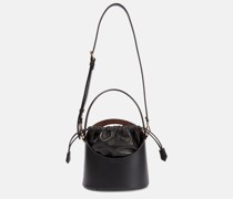 Bucket-Bag Saturno aus Leder