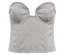 Bustier aus Baumwollmix-Jersey