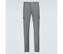 Thom Sweeney Cargohose aus Wollflanell