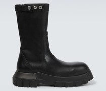 Ankle Boots Tractor aus Leder